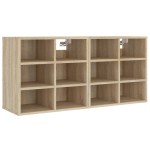 vidaXL Pantofare, 2 buc., stejar sonoma, 52,5x30x50 cm