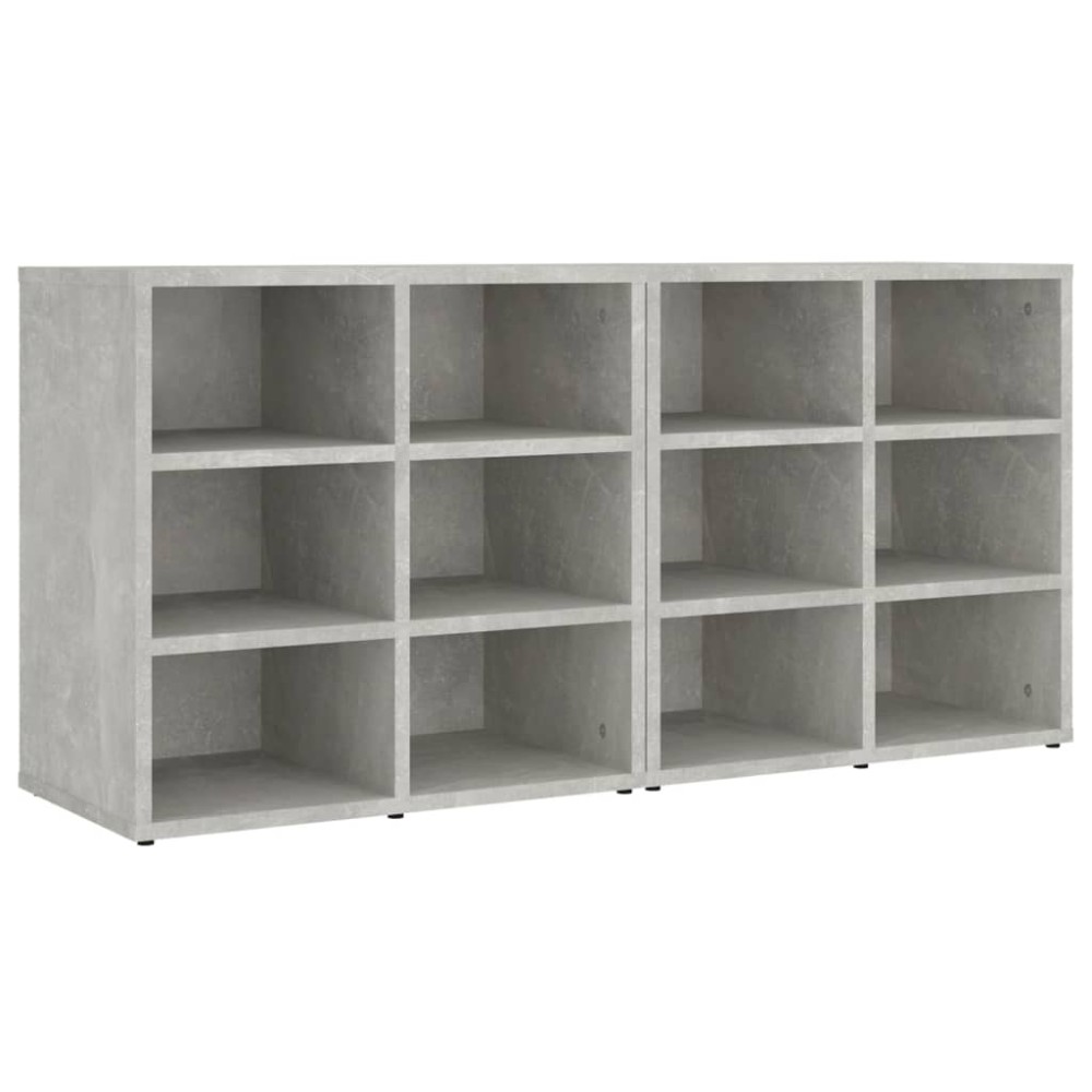 vidaXL Pantofare, 2 buc., gri beton, 52,5x30x50 cm