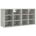 vidaXL Pantofare, 2 buc., gri beton, 52,5x30x50 cm vidaXL Pantofare, 2 buc., gri beton, 52,5x30x50 cm