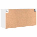 vidaXL Dulap pentru pantofi cu raft Alb 103x30x51 cm Lemn compozit vidaXL Dulap pentru pantofi cu raft Alb 103x30x51 cm Lemn compozit