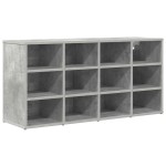vidaXL Dulap pentru pantofi Gri beton 103x30x51 cm Lemn compozit vidaXL Dulap pentru pantofi Gri beton 103x30x51 cm Lemn compozit