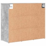 vidaXL Dulap pentru pantofi Gri beton 103x30x51 cm Lemn compozit
