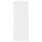 vidaXL Dulap pentru pantofi cu raft Alb 103x30x51 cm Lemn compozit vidaXL Dulap pentru pantofi cu raft Alb 103x30x51 cm Lemn compozit