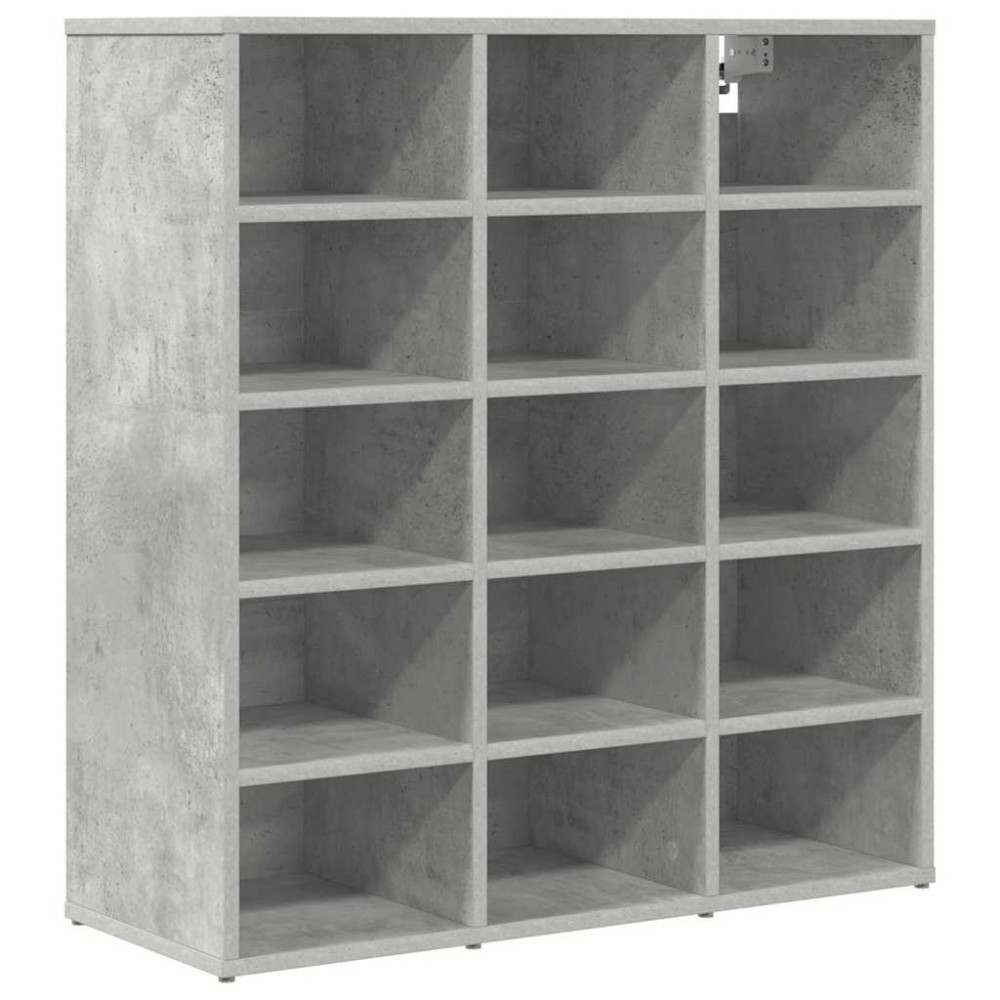 vidaXL Dulap pentru pantofi Gri beton 103x30x51 cm Lemn compozit
