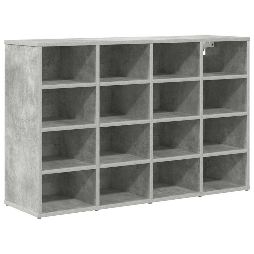vidaXL Dulap pentru pantofi Gri beton 103x30x51 cm Lemn compozit