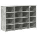 vidaXL Dulap pentru pantofi Gri beton 103x30x51 cm Lemn compozit vidaXL Dulap pentru pantofi Gri beton 103x30x51 cm Lemn compozit