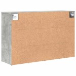 vidaXL Dulap pentru pantofi Gri beton 103x30x51 cm Lemn compozit vidaXL Dulap pentru pantofi Gri beton 103x30x51 cm Lemn compozit