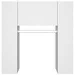 vidaXL Dulap de hol, alb, 97,5x37x99 cm, lemn prelucrat vidaXL Dulap de hol, alb, 97,5x37x99 cm, lemn prelucrat