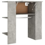 vidaXL Dulap de hol, gri beton, 97,5x37x99 cm, lemn prelucrat vidaXL Dulap de hol, gri beton, 97,5x37x99 cm, lemn prelucrat
