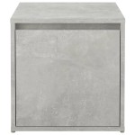 vidaXL Cutie cu sertar, gri beton, 40,5x40x40 cm, lemn compozit vidaXL Cutie cu sertar, gri beton, 40,5x40x40 cm, lemn compozit