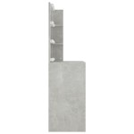 vidaXL Masă de toaletă cu LED, gri beton, 60x40x140 cm vidaXL Masă de toaletă cu LED, gri beton, 60x40x140 cm