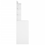 vidaXL Masă de toaletă cu LED, alb extralucios, 60x40x140 cm vidaXL Masă de toaletă cu LED, alb extralucios, 60x40x140 cm