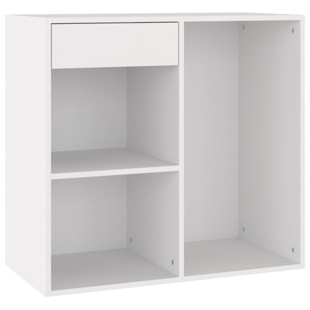 vidaXL Dulap de cosmetice, alb, 80x40x75 cm, lemn prelucrat