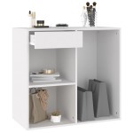 vidaXL Dulap de cosmetice, alb, 80x40x75 cm, lemn prelucrat vidaXL Dulap de cosmetice, alb, 80x40x75 cm, lemn prelucrat