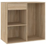 vidaXL Dulap de cosmetice, stejar sonoma, 80x40x75 cm, lemn prelucrat vidaXL Dulap de cosmetice, stejar sonoma, 80x40x75 cm, lemn prelucrat