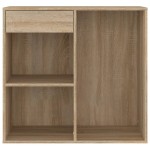 vidaXL Dulap de cosmetice, stejar sonoma, 80x40x75 cm, lemn prelucrat vidaXL Dulap de cosmetice, stejar sonoma, 80x40x75 cm, lemn prelucrat