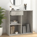 vidaXL Dulap de cosmetice, gri beton, 80x40x75 cm, lemn prelucrat vidaXL Dulap de cosmetice, gri beton, 80x40x75 cm, lemn prelucrat