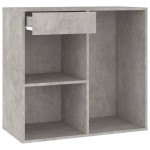 vidaXL Dulap de cosmetice, gri beton, 80x40x75 cm, lemn prelucrat vidaXL Dulap de cosmetice, gri beton, 80x40x75 cm, lemn prelucrat