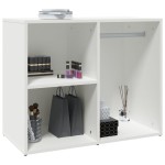 vidaXL Dulap de dressing, alb, 80x40x65 cm, lemn compozit vidaXL Dulap de dressing, alb, 80x40x65 cm, lemn compozit