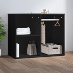 vidaXL Dulap de dressing, negru, 80x40x65 cm, lemn compozit vidaXL Dulap de dressing, negru, 80x40x65 cm, lemn compozit