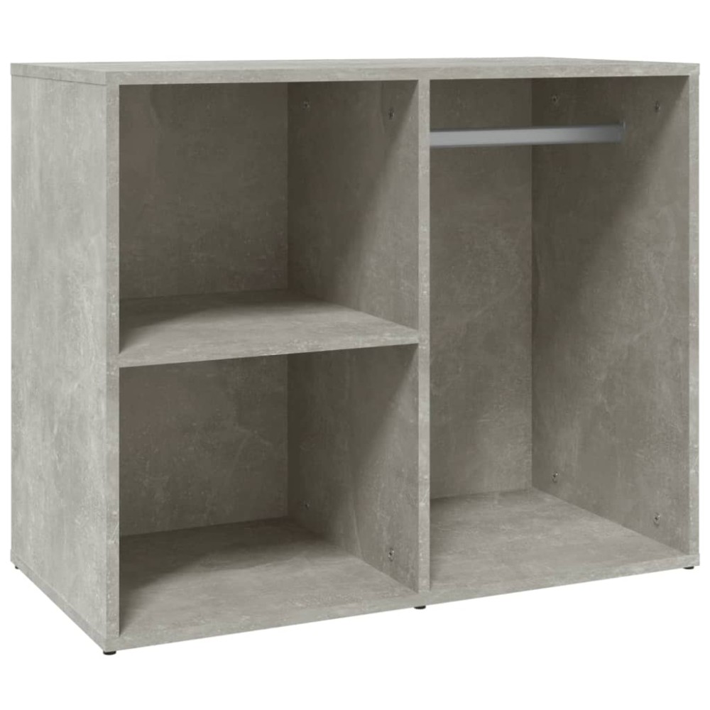 vidaXL Dulap de dressing, gri beton, 80x40x65 cm, lemn compozit