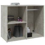 vidaXL Dulap de dressing, gri beton, 80x40x65 cm, lemn compozit vidaXL Dulap de dressing, gri beton, 80x40x65 cm, lemn compozit