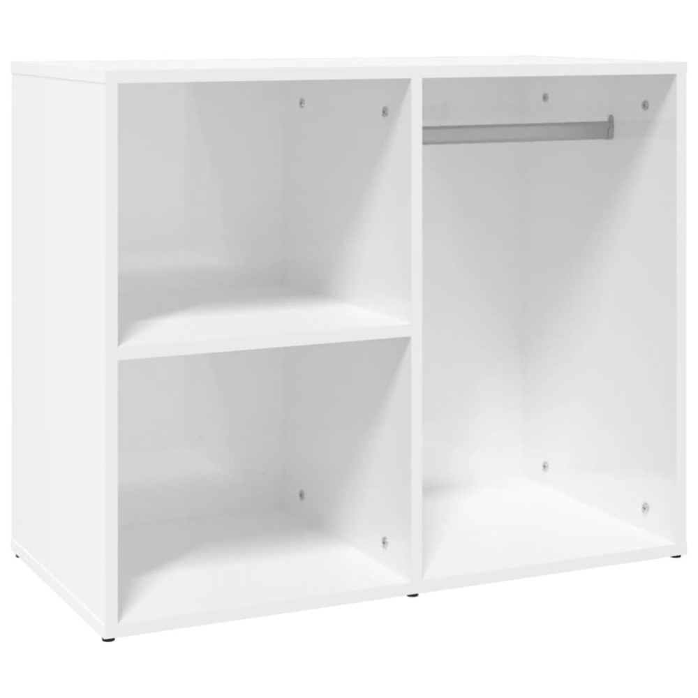 vidaXL Dulap de dressing, alb extralucios, 80x40x65 cm, lemn compozit