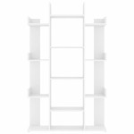 vidaXL Bibliotecă, alb, 86x25,5x140 cm, PAL vidaXL Bibliotecă, alb, 86x25,5x140 cm, PAL