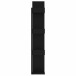 vidaXL Bibliotecă, negru, 86x25,5x140 cm, PAL vidaXL Bibliotecă, negru, 86x25,5x140 cm, PAL