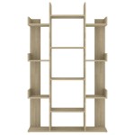 vidaXL Bibliotecă, stejar sonoma, 86x25,5x140 cm, PAL vidaXL Bibliotecă, stejar sonoma, 86x25,5x140 cm, PAL