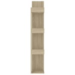 vidaXL Bibliotecă, stejar sonoma, 86x25,5x140 cm, PAL vidaXL Bibliotecă, stejar sonoma, 86x25,5x140 cm, PAL