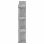 vidaXL Bibliotecă, gri beton, 86x25,5x140 cm, PAL vidaXL Bibliotecă, gri beton, 86x25,5x140 cm, PAL