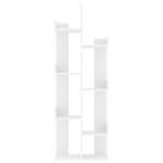 vidaXL Bibliotecă, alb, 48x25,5x140 cm, PAL vidaXL Bibliotecă, alb, 48x25,5x140 cm, PAL