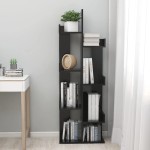 vidaXL Bibliotecă, negru, 48x25,5x140 cm, PAL vidaXL Bibliotecă, negru, 48x25,5x140 cm, PAL