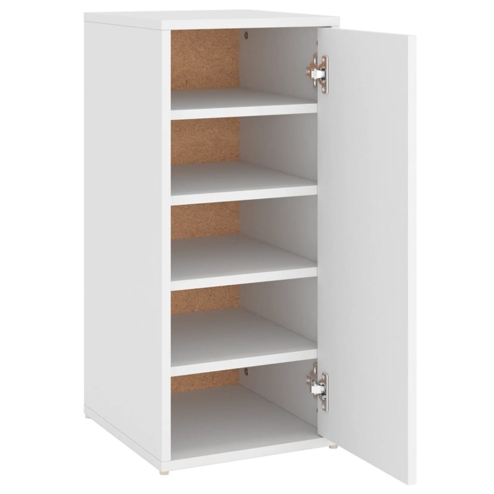 vidaXL Pantofar, alb, 32x35x70 cm, PAL