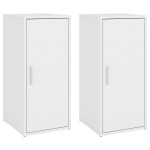 vidaXL Pantofare, 2 buc., alb, 32x35x70 cm, PAL vidaXL Pantofare, 2 buc., alb, 32x35x70 cm, PAL