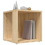 vidaXL Masă laterală, stejar sonoma, 33x33x34,5 cm, lemn prelucrat