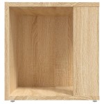 vidaXL Masă laterală, stejar sonoma, 33x33x34,5 cm, lemn prelucrat
