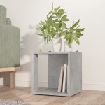 vidaXL Masă laterală, gri beton, 33x33x34,5 cm, PAL vidaXL Masă laterală, gri beton, 33x33x34,5 cm, PAL