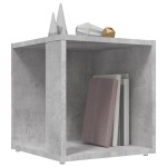 vidaXL Masă laterală, gri beton, 33x33x34,5 cm, PAL vidaXL Masă laterală, gri beton, 33x33x34,5 cm, PAL