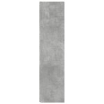 vidaXL Dulap de colț, gri beton, 33x33x132 cm, PAL
