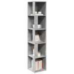 vidaXL Dulap de colț, gri beton, 33x33x164,5 cm, PAL vidaXL Dulap de colț, gri beton, 33x33x164,5 cm, PAL