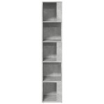 vidaXL Dulap de colț, gri beton, 33x33x164,5 cm, PAL vidaXL Dulap de colț, gri beton, 33x33x164,5 cm, PAL