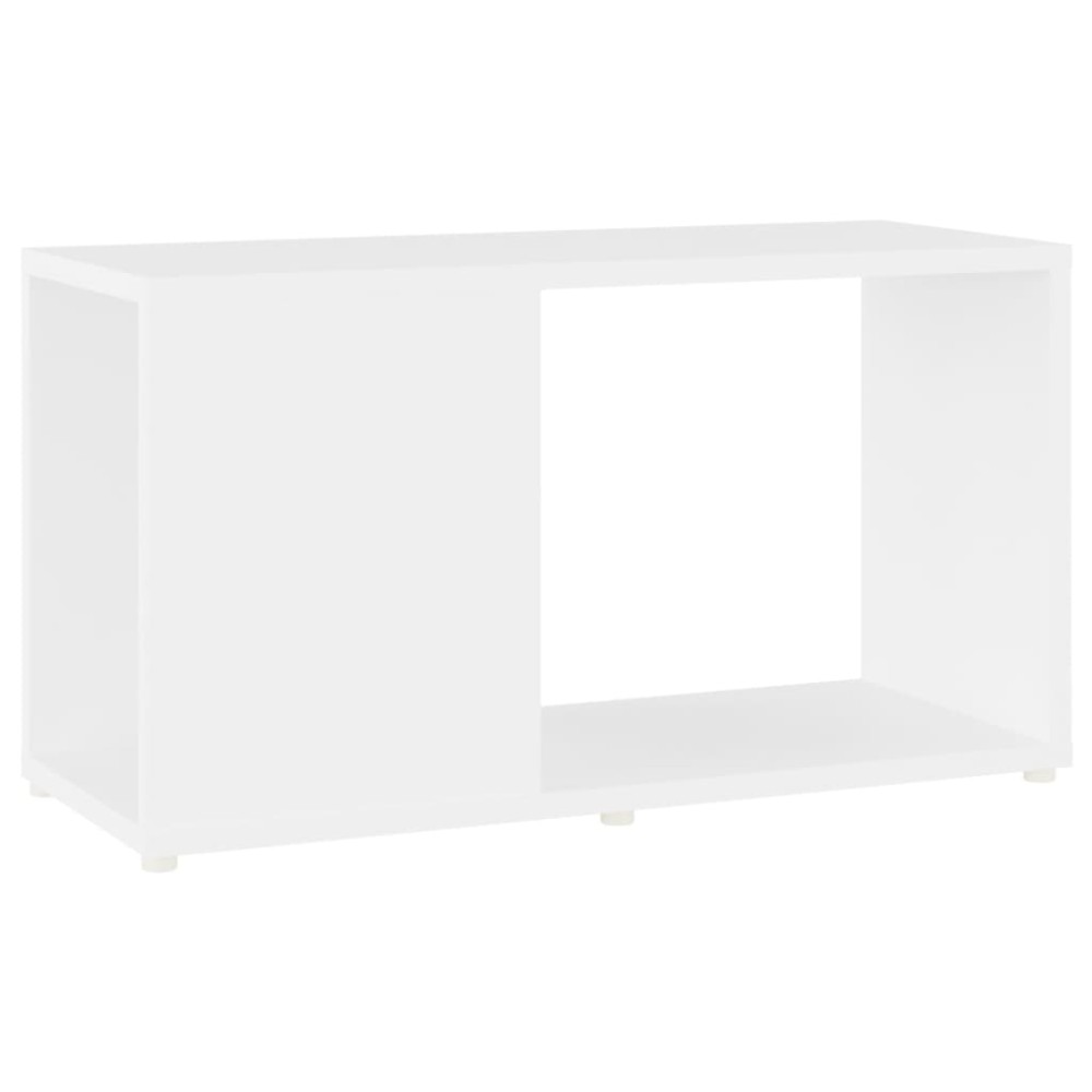 vidaXL Comodă TV, alb, 60x24x32 cm, PAL