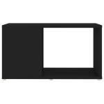 vidaXL Comodă TV, negru, 60x24x32 cm, PAL vidaXL Comodă TV, negru, 60x24x32 cm, PAL