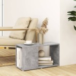 vidaXL Comodă TV, gri beton, 60x24x32 cm, PAL vidaXL Comodă TV, gri beton, 60x24x32 cm, PAL