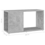 vidaXL Comodă TV, gri beton, 60x24x32 cm, PAL vidaXL Comodă TV, gri beton, 60x24x32 cm, PAL