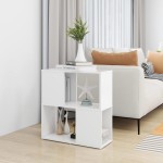 vidaXL Bibliotecă, alb, 60 x 24 x 63 cm, PAL vidaXL Bibliotecă, alb, 60 x 24 x 63 cm, PAL