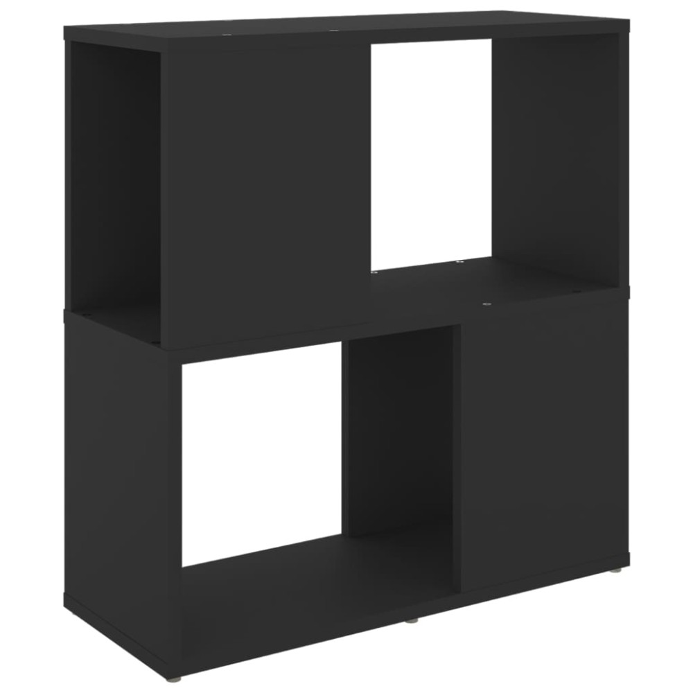 vidaXL Bibliotecă, negru, 60 x 24 x 63 cm, PAL