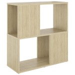 vidaXL Bibliotecă, stejar sonoma, 60x24x63 cm, PAL vidaXL Bibliotecă, stejar sonoma, 60x24x63 cm, PAL